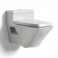 Wall-mounted toilet bowl in minimalist design grey color 70 x 40 x 40cm
